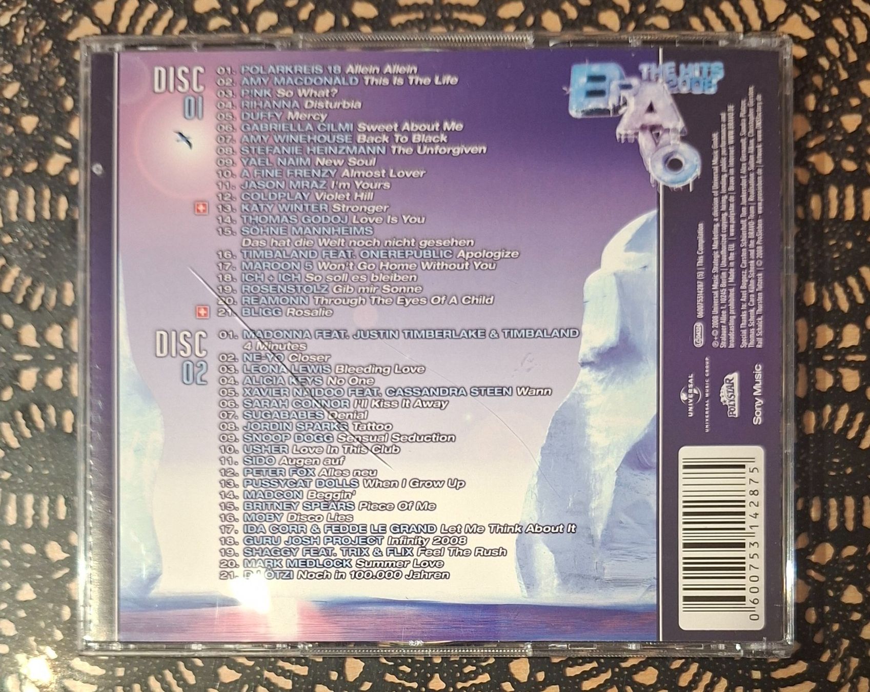 CDs: Bravo Hits - The Hits 2008, 2CD Hit Compilation Sampler 2008 – Gebraucht aus Amriswil von Celini3 1