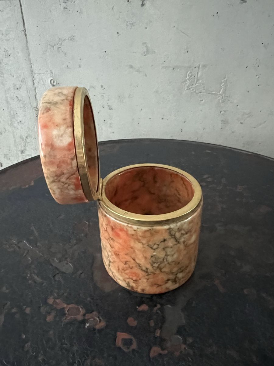 Spieldosen: Schöne Dose aus Stein oder Marmor – Gebraucht aus Wabern von La-Vitrine 2