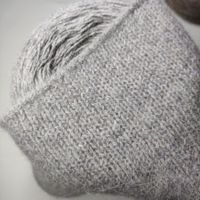 Top Angora 40% Merino 60% von Papi Fabio, Doris 440g grigio
