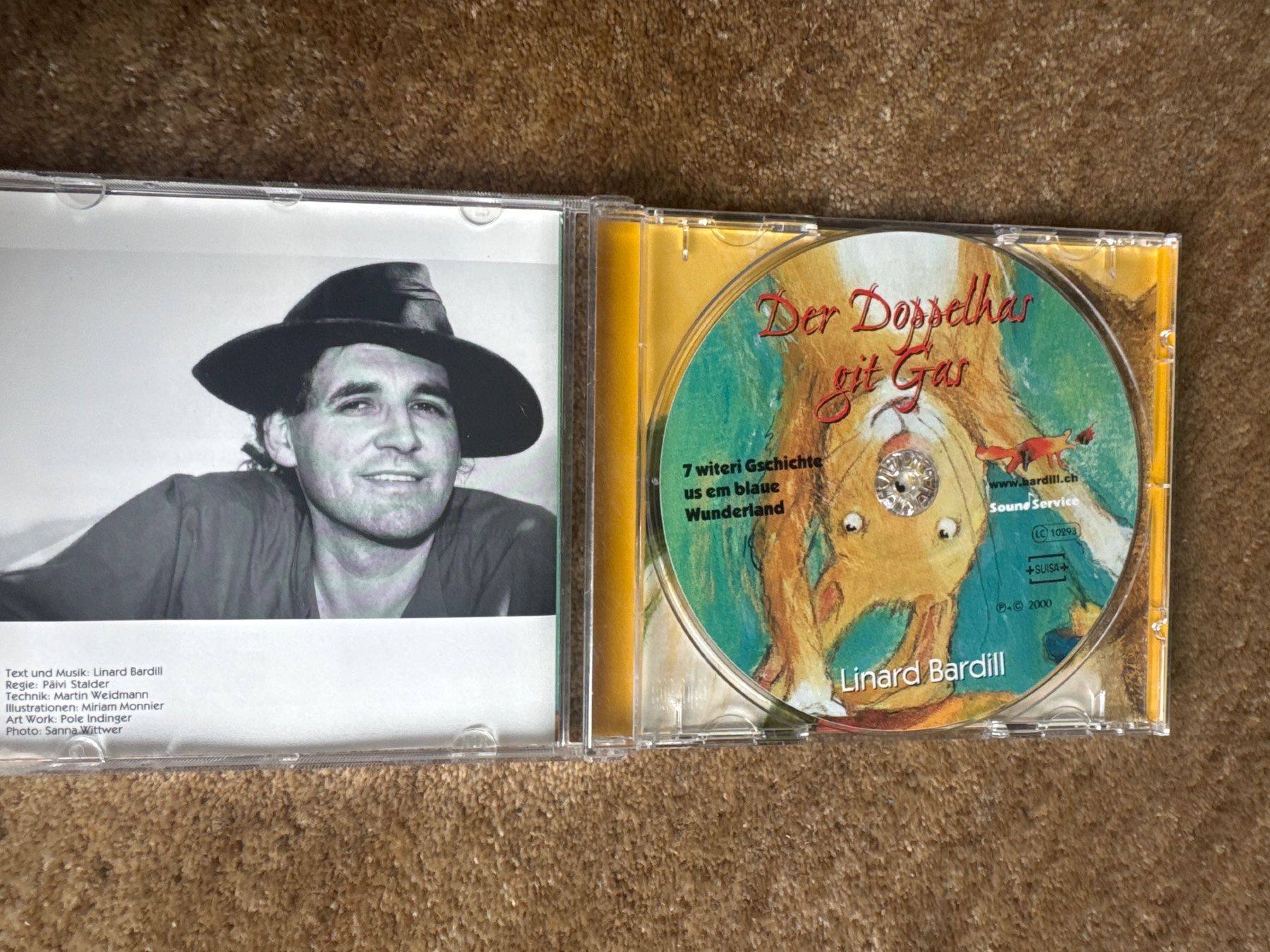 CD: CD - Der Doppelhas git Gas - Linard Bardill – Usato da Aarau venduto da Kilauea 1