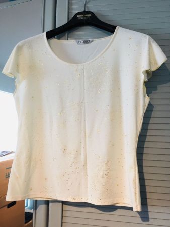 T-Shirt mit Glitzer Gr. 40 - 42!!!