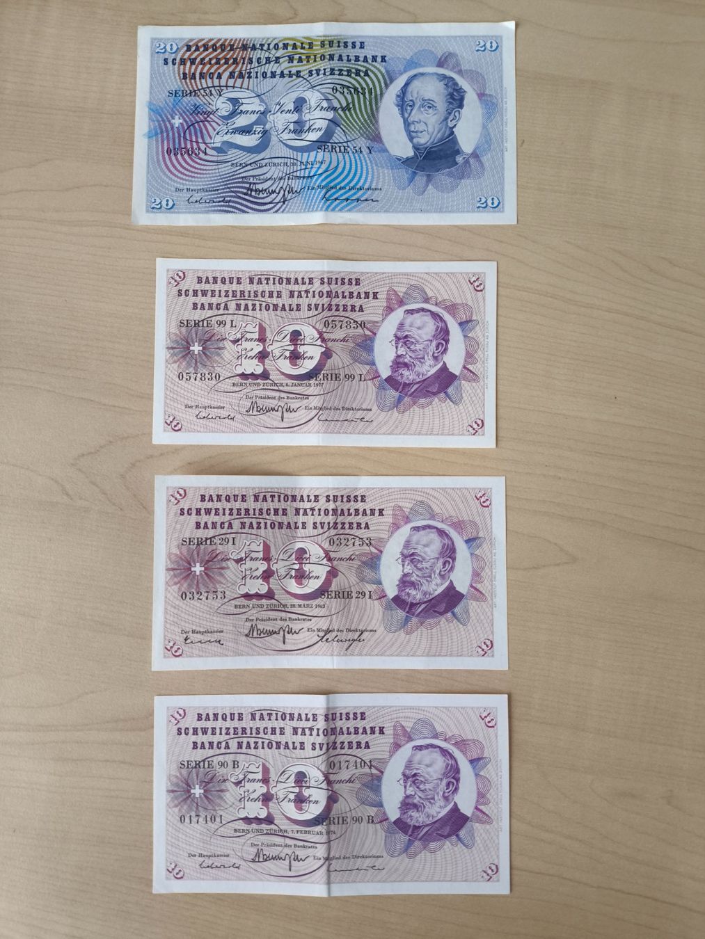 Banconote: CHF Banknoten – Nuovo (secondo la descrizione) da Andwil SG venduto da 9AA