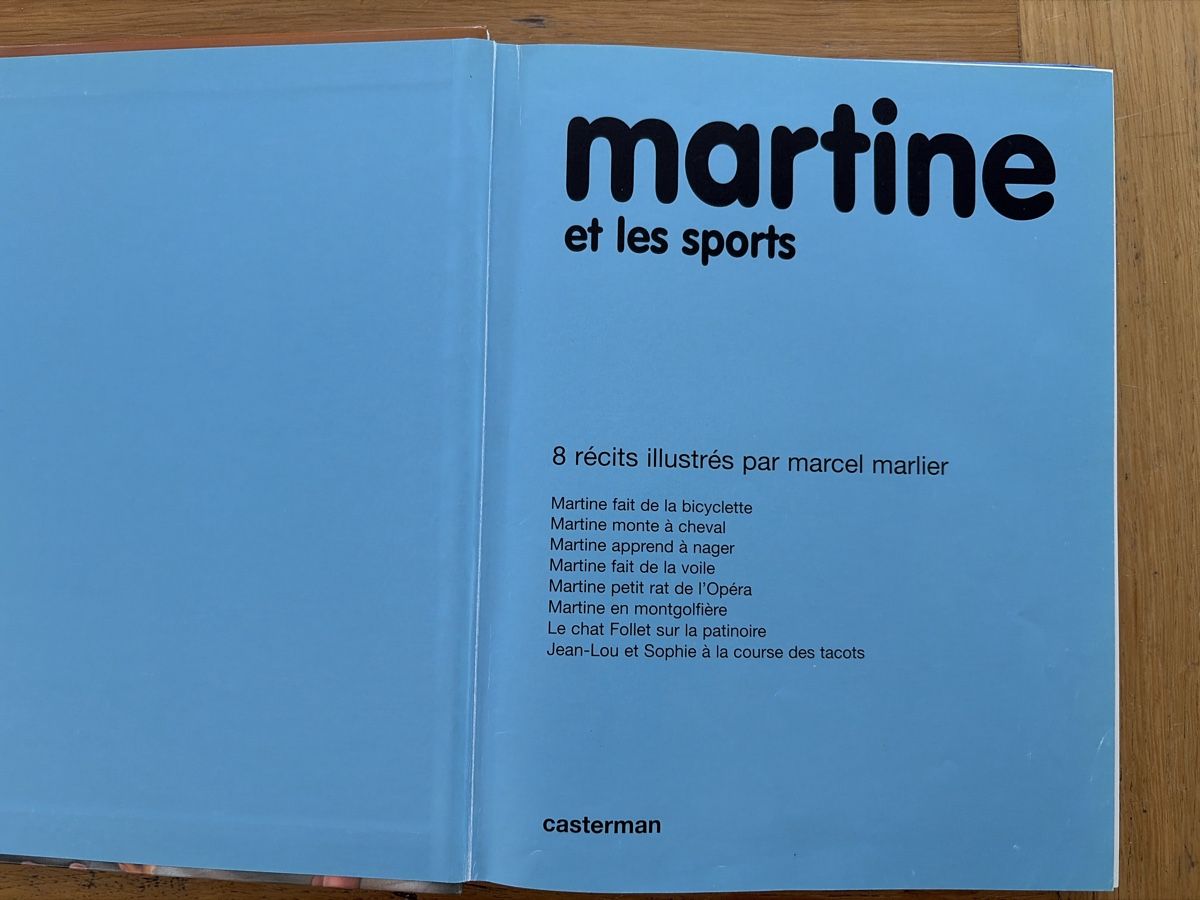 BD: BD Martine et les sports – D'occasion à Echallens par JAR69 2