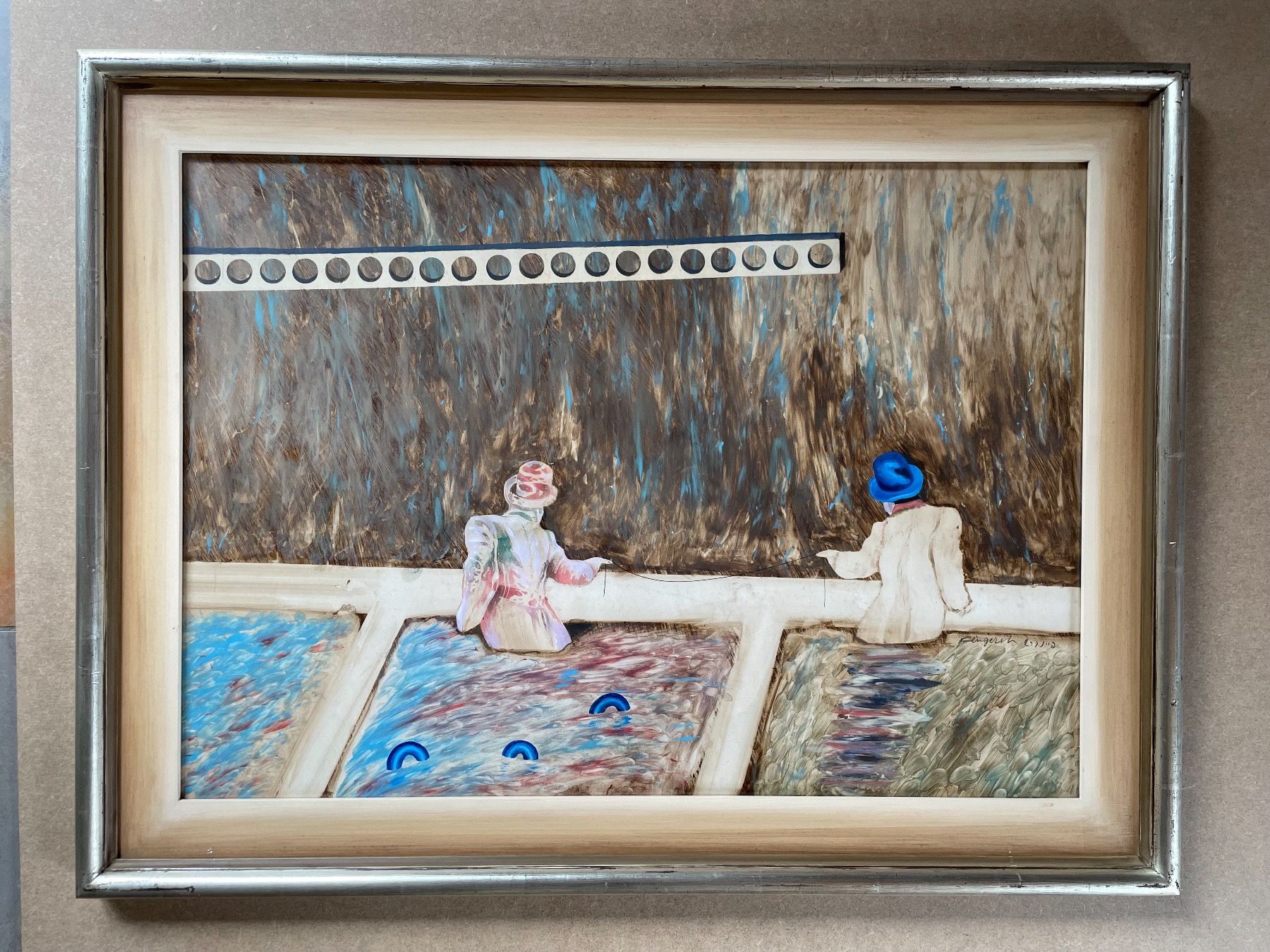 Gemälde: Oded FEINGERSH. Peinture originale. Technique mixte – Gebraucht aus St-George von Raretefacts