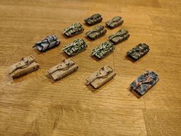 Micro Machines Merkava Mk3 8 Stk. top, 5 Stk. ohne MG