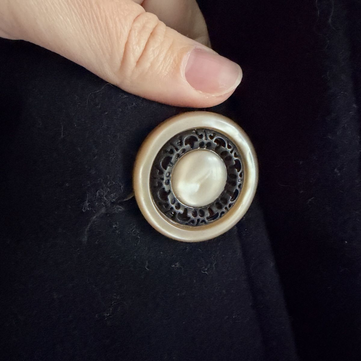 Mäntel: WARM ELEGANT BLACK MIDI WOOL COAT M – Gebraucht aus Zofingen von JumpInVintage 2