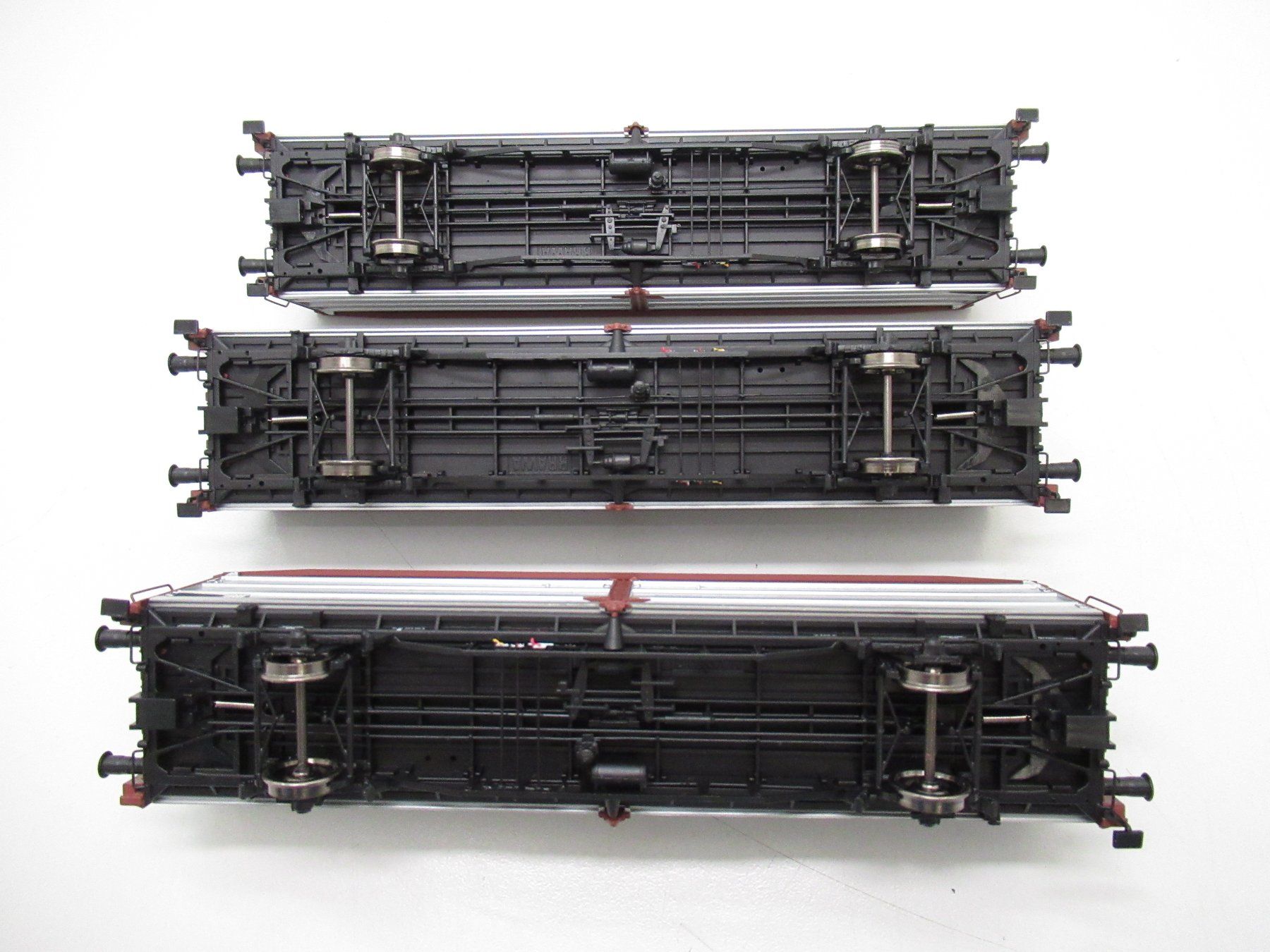 Brawa Modellini di ferrovie: BRAWA 48950 Schiebewandwagen Set 3 Teilig Deutsche Bundesb. – Usato da Basel venduto da mhmarken 3