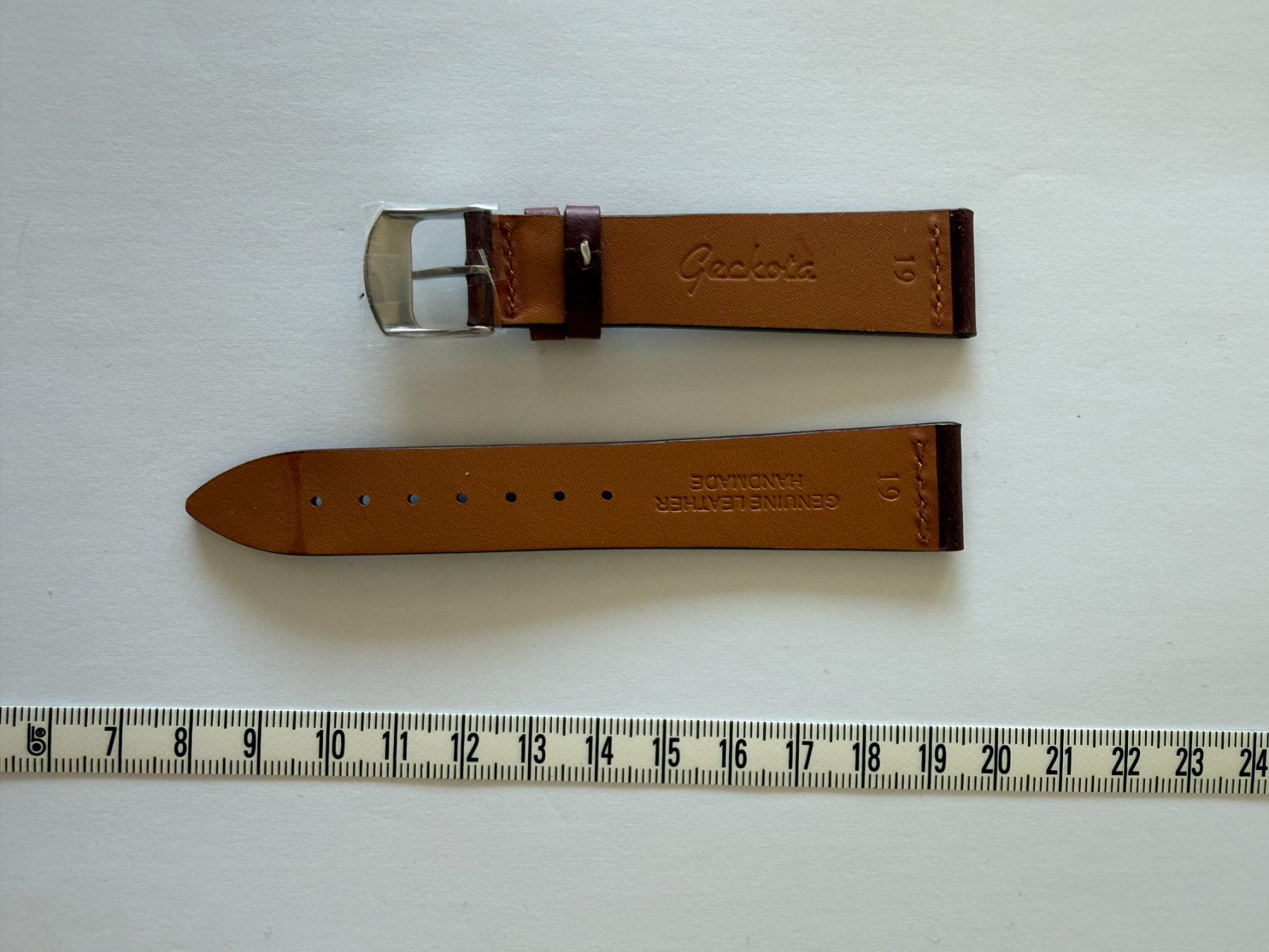 Bracciali & Braccialetti: New leather watch strap 20mm – Usato da Genève venduto da gau_6t8p 2