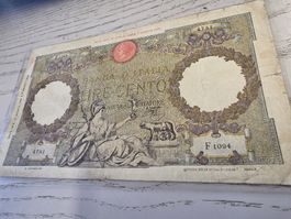 Italienische Banknote 100 Lire guter Zustand