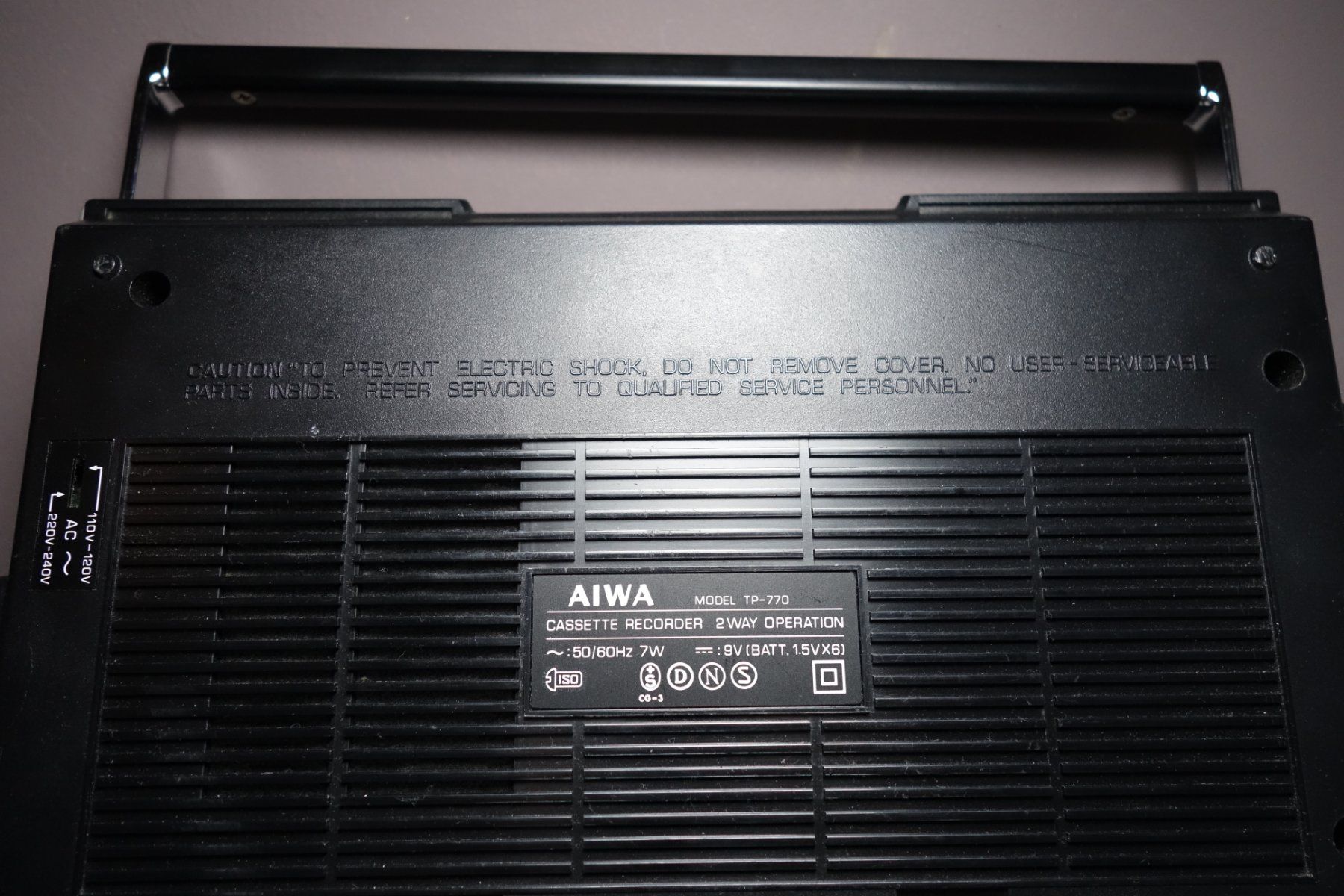 Aiwa Registratori: Aiwa TP-770 Kassetten – Usato da Bern venduto da Phandora 4