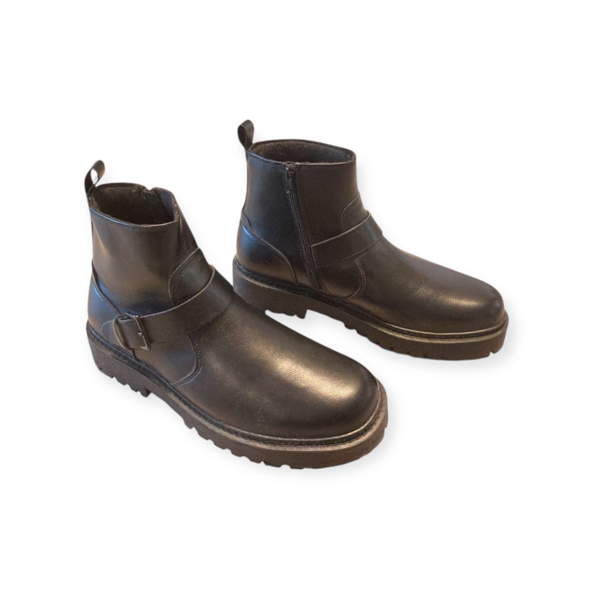 Pull&Bear Scarpe da uomo: Bottines noires à plateforme Pull and Bear 45 – Nuovo (secondo la descrizione) da Courroux venduto da rcoma2x 2