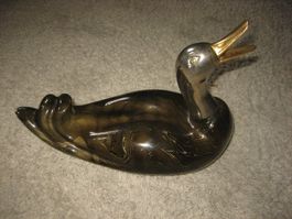 Entenfigur aus Glas