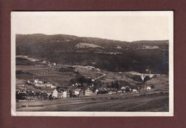VALLORBE - Vue partielle avec viaduc 1932 // pli d'angle //