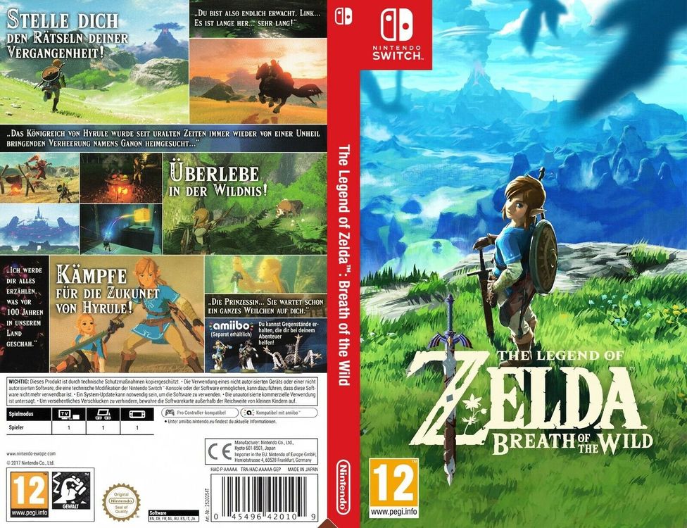 The Legend of Zelda - Breathe of the Wild | Kaufen auf Ricardo