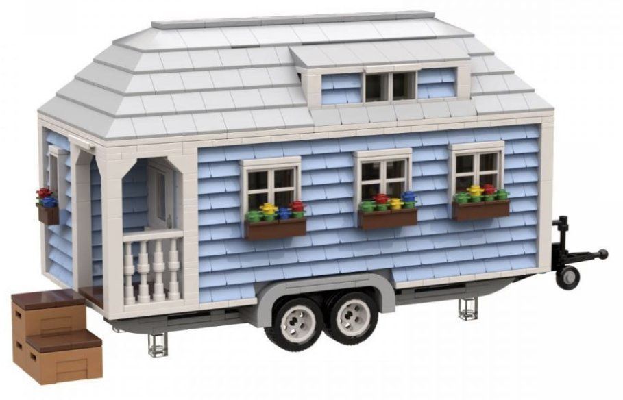BlueBrixx Kit di costruzioni: Bluebrixx 104818 - Tiny House – Usato da Turgi venduto da Benaya