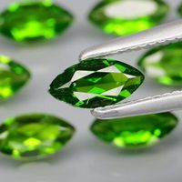 Vrai 0.25ct Natur Chrom Diopsid unbehandelt Edelstein #12