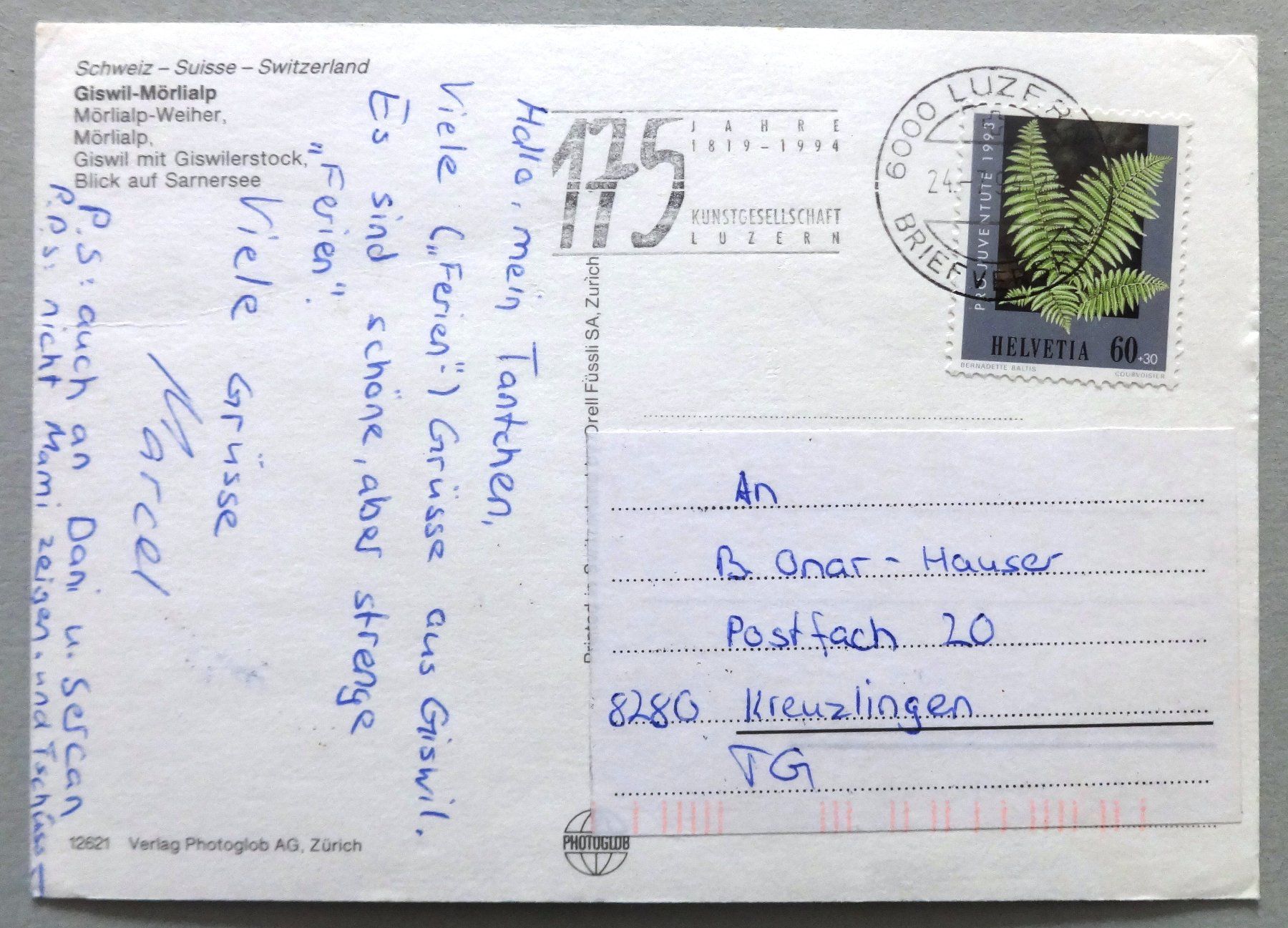 Cartoline postali: Giswil - Panoramastrasse – Difettoso da Fétigny venduto da Billy2miny 1