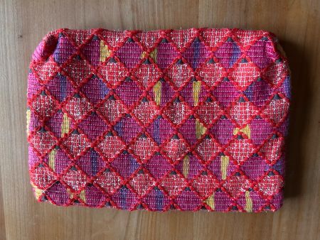 NEU❣️Farbenfrohe Stoffclutch aus St. Tropez 26x19