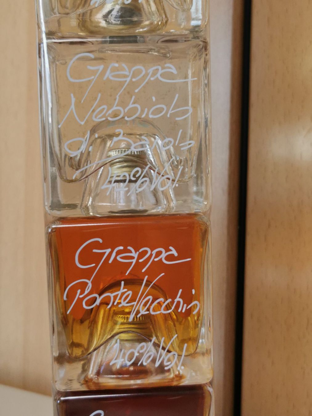 Bevande alcoliche: Italienische Grappa Degustations-Kollektion, 5 Sorten – Nuovo (secondo la descrizione) da Winterthur venduto da Lonpos1 3