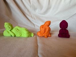 3 Buddhas 3D printed - 5 cm