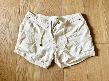 Kurze Hose, Chicorée, weiss, L, guter Zustand