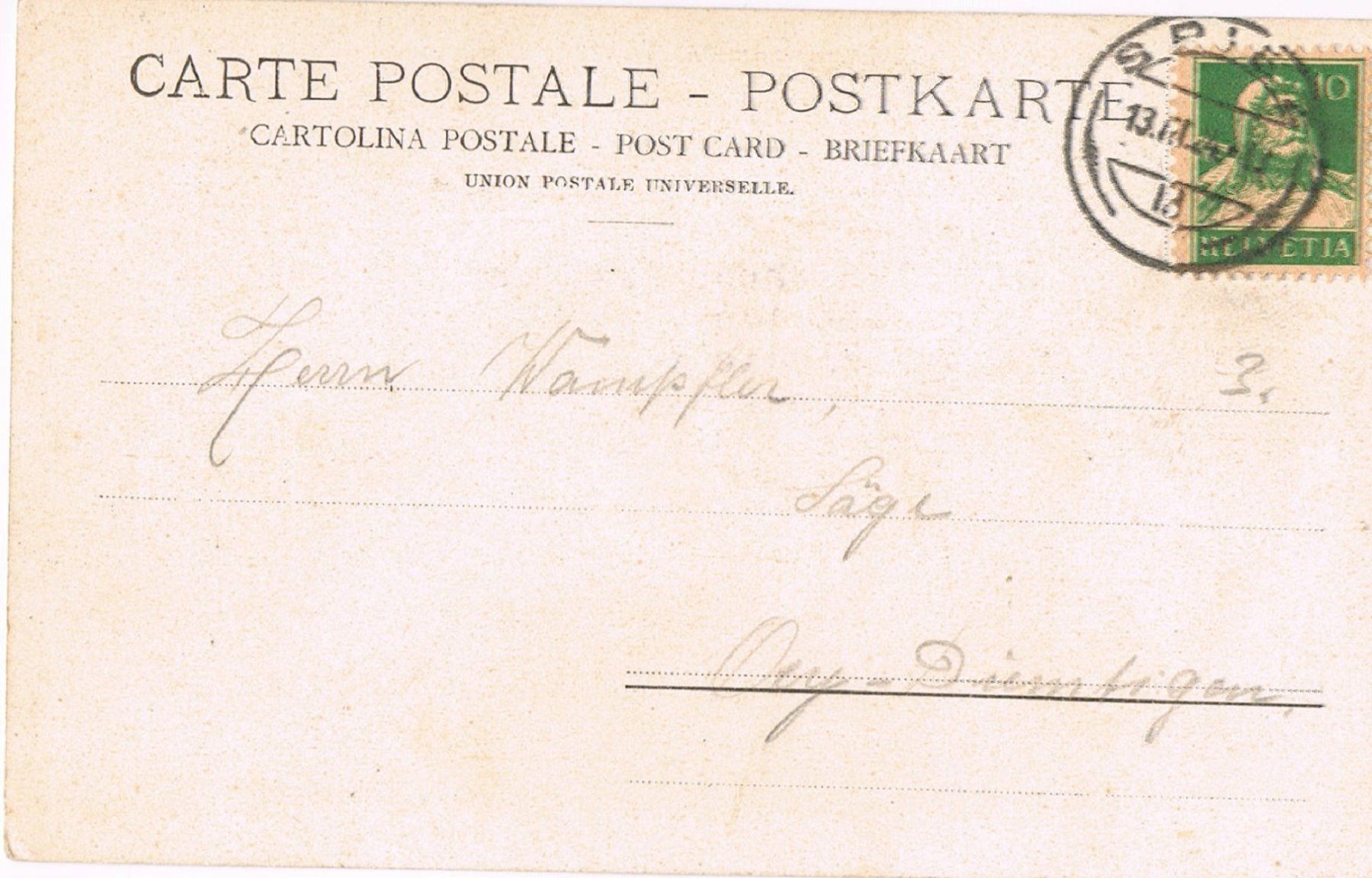 Cartoline postali: Rittwanderung im Berggebiet – Usato da Buchs AG venduto da Baerfisch 1