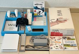 Nintendo Wii, inkl. 3 Games, sep. Controller & HDMI-Adapter