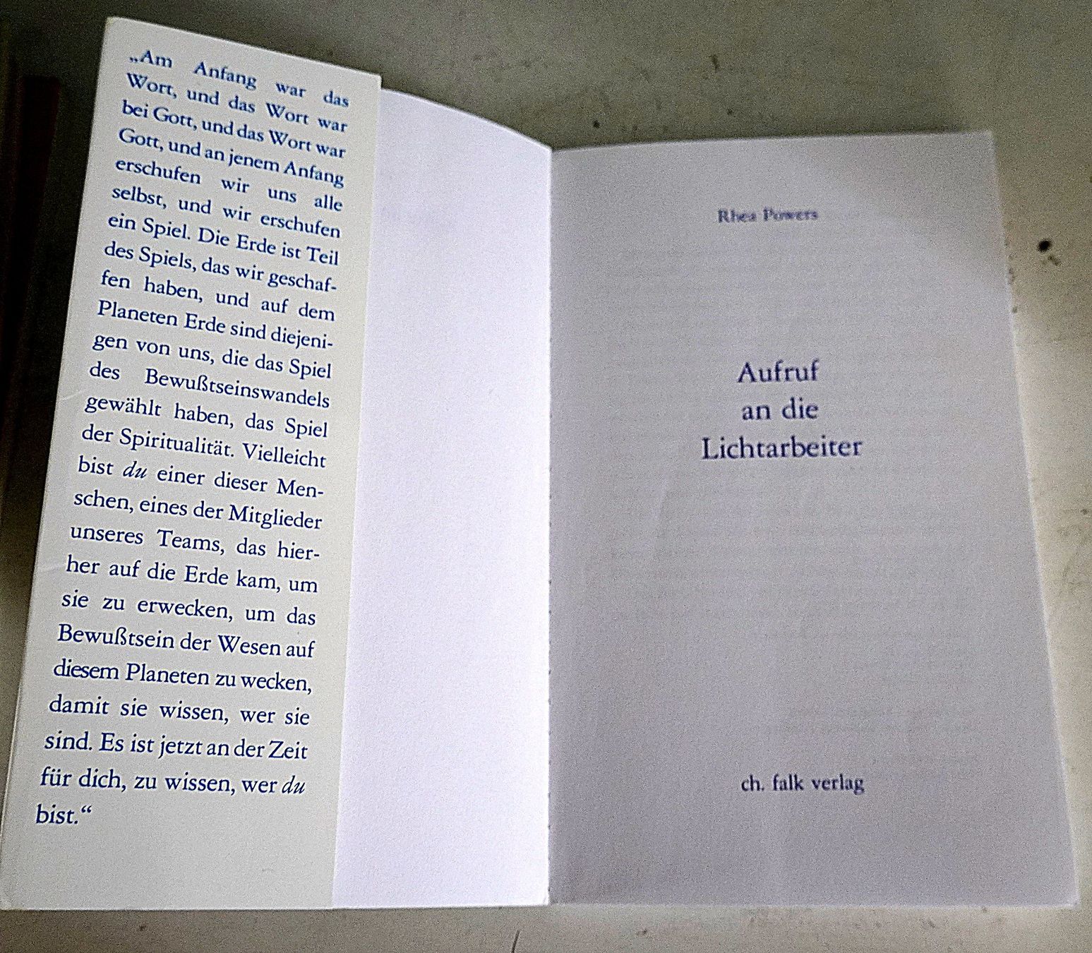 Libri: Aufruf an die Licht Arbeiter – Usato da Baar venduto da 2cvbaar 1