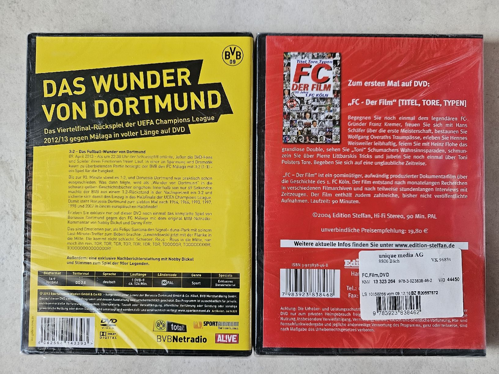Alle DVDs: 2x Fussball DVD's  /  Fabrikneu – Neu und originalverpackt aus Schneisingen von backstore24 1