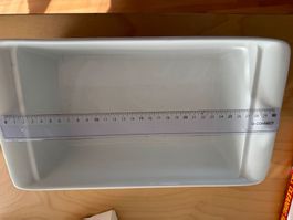 weisse Keramik Auflaufform