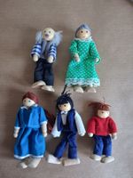 5 Holzpüppchen der Marke Melissa & Dong fürs Puppenhaus