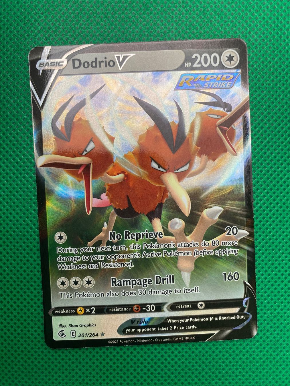 Pokémon Carte collezionabili: Dodri V (FST 201) – Usato da Wermatswil venduto da finest112