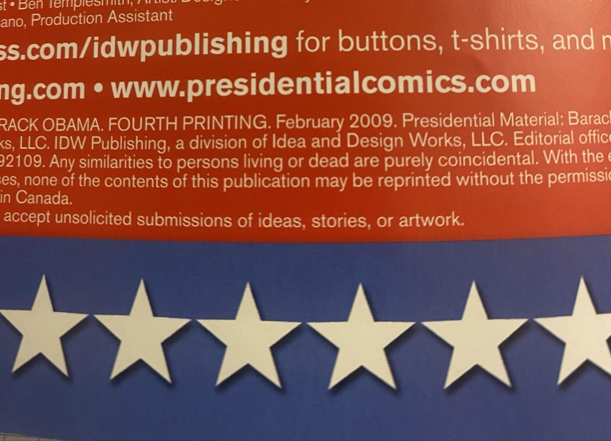 Fumetti: Comics Barack Obama 2009 – Nuovo e nell'imballaggio originale da Bern venduto da GIGOLI 4
