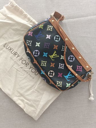 Louis Vuitton Multicolor Pochette Noir Vintage