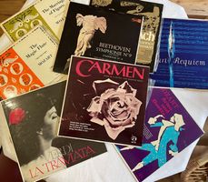 8 Klassische Schallplatten–Vokalmusik von Bach bis Verdi