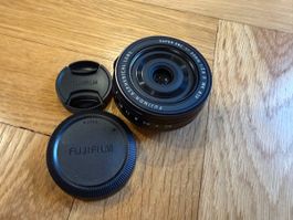 Fujifilm Fujinon XF 23mm F2.8 R WR Objektiv schwarz, Top
