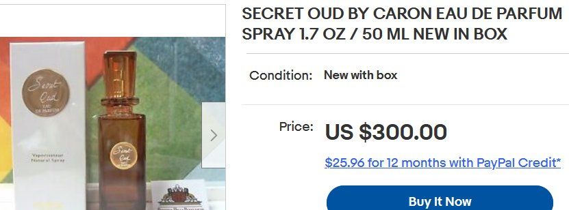 Profumi & Eau de Toilette: EdP Caron Secret Oud 50ml – Nuovo e nell'imballaggio originale da Collonges venduto da Auganien 3