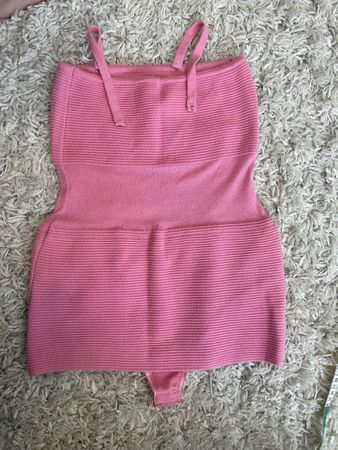 Fogal Body-Top Pink Viskose One Size mit integriertem Body