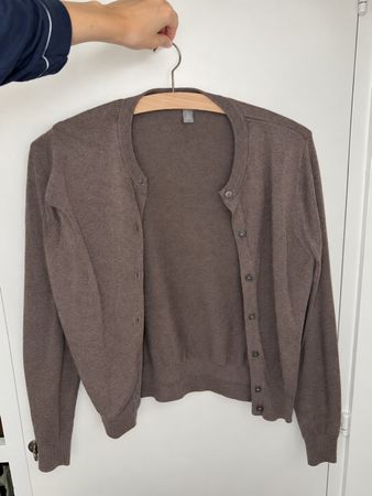 H&M Cardigan – Grösse S – Taupe / Braun
