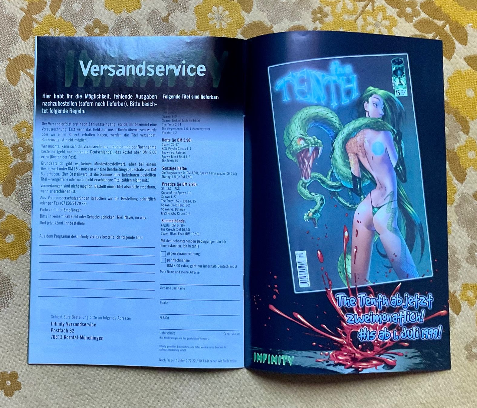 Comics: Die Vergessenen Heft Nr 6 von 1999 – Neu (gemäss Beschreibung) aus Endingen von nathan05 8