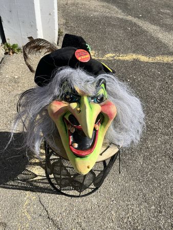 Halloween Hexe Maske Fasnacht Karneval Larve