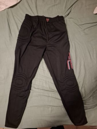 Pantaloni Rehab con protezioni neri taglia L 
