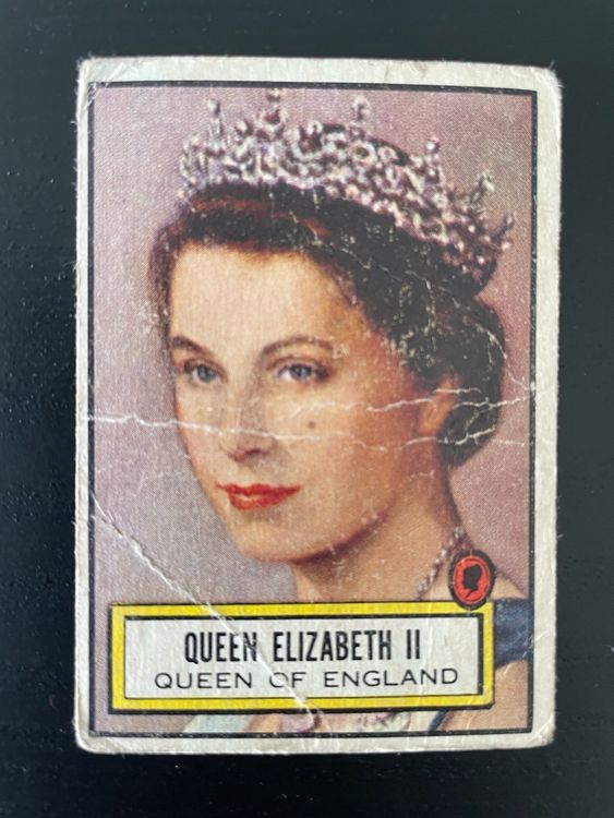 1952 Topps Look'N See #104 Queen Elizabeth II Karte (Gebraucht) in ...