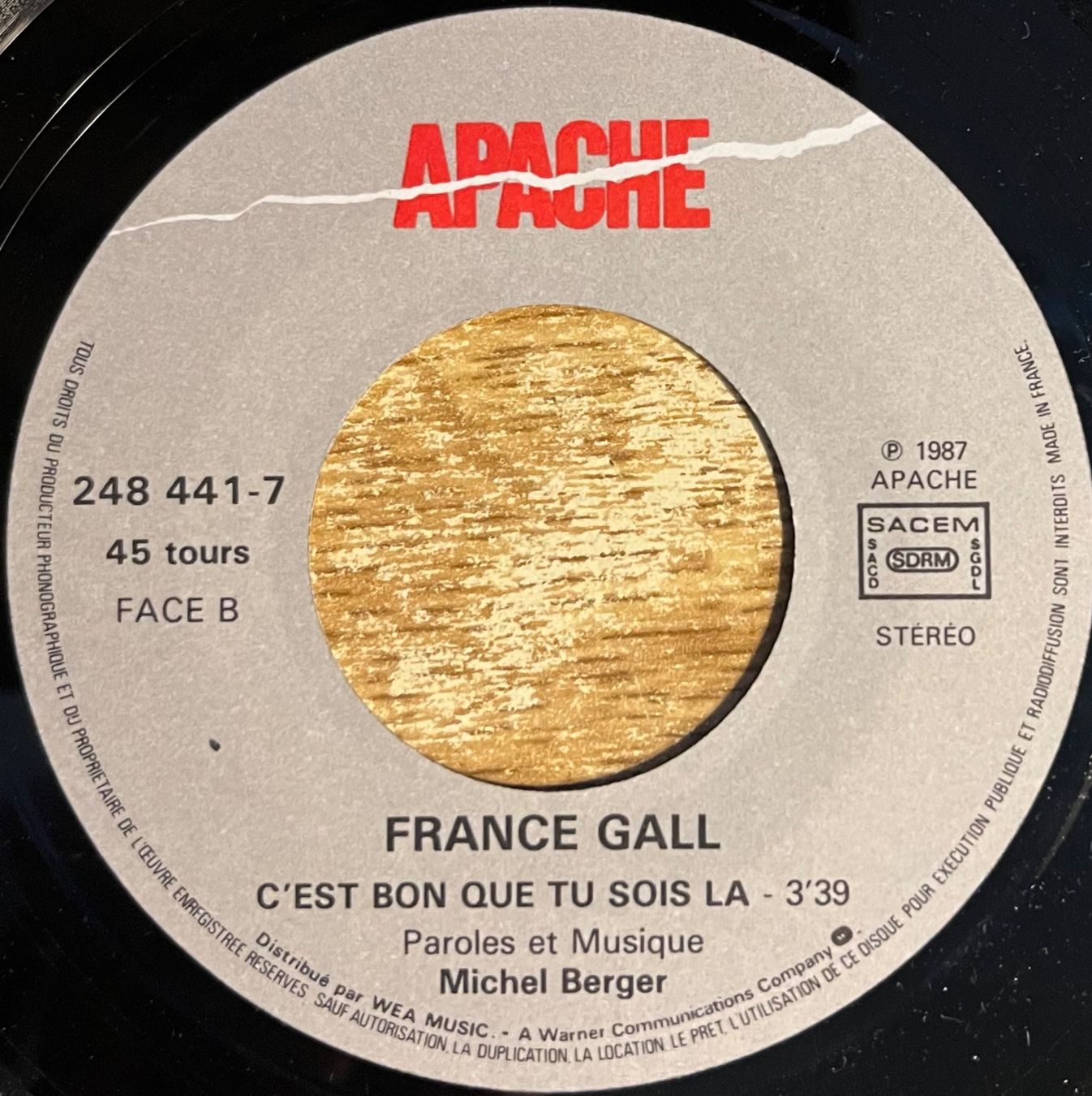 Schallplatten: FRANCE GALL - BABACAR – Gebraucht aus Bussigny von vinyl-pas-cher 3
