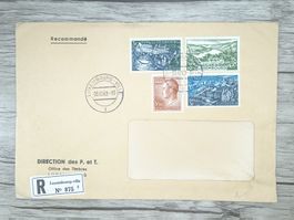 TR68 Enveloppe + Timbre Luxembourg 1969