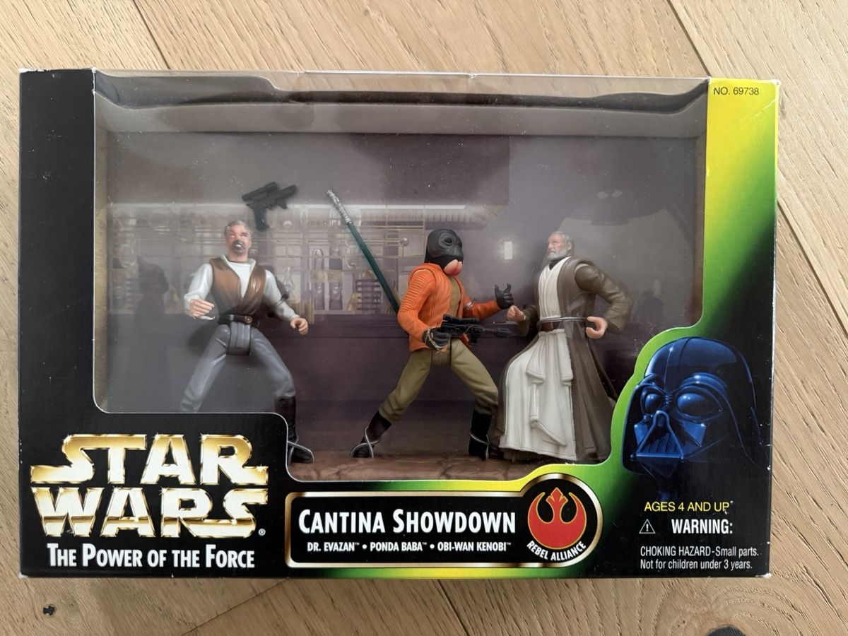 Star Wars Statuette: STAR WARS, POTF, Cantina Showdown, ovp – Nuovo e nell'imballaggio originale da Horn venduto da HanSolo.