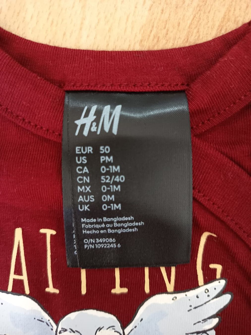 H&M Lotti & Set di vestiti: Harry Potter Strampler/Overall - Gr. 50 - Hedwig - NEUWERTIG – Nuovo (secondo la descrizione) da Mellingen venduto da lor_2twl 3