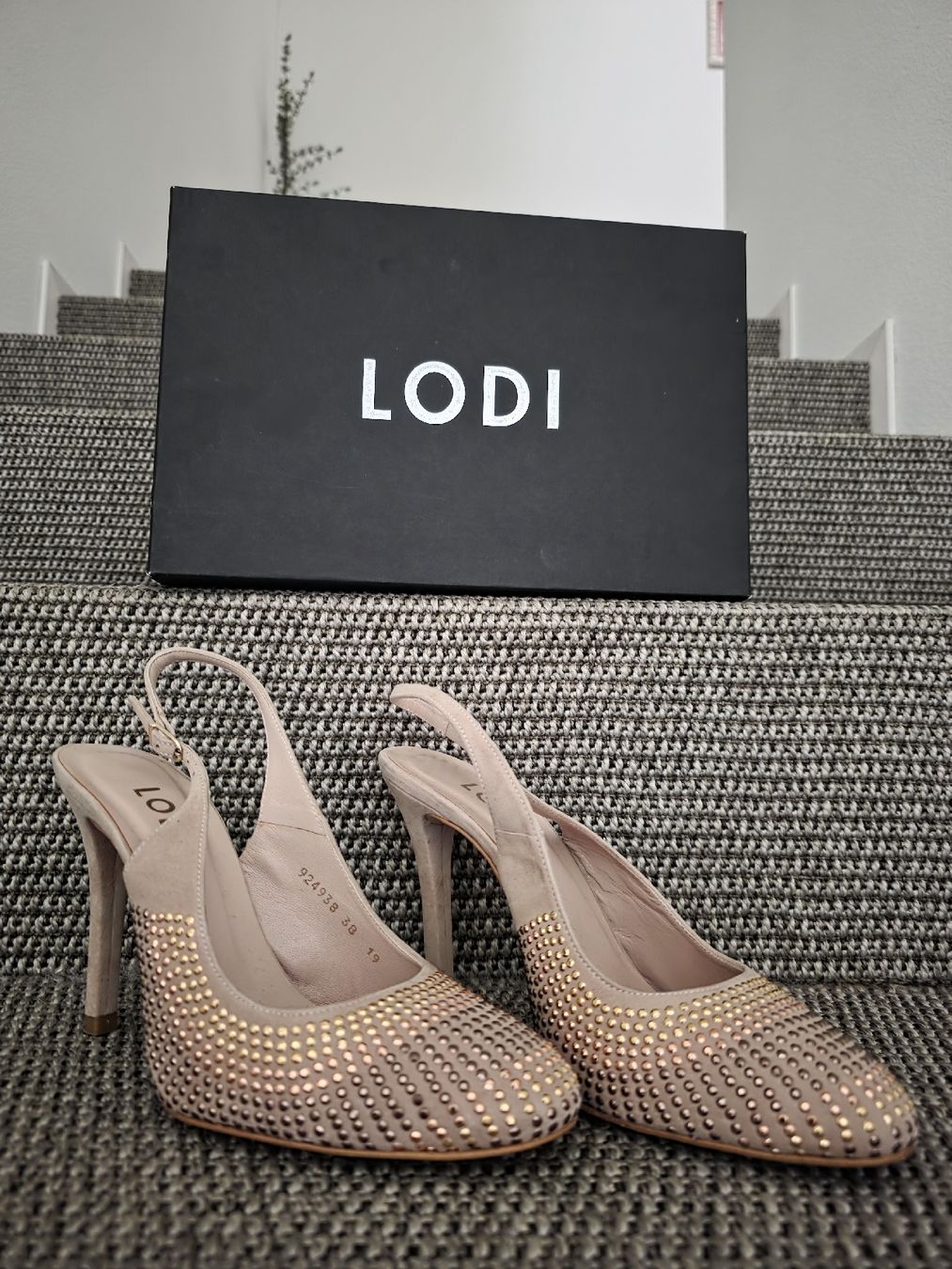 Scarpe da donna: LODI Slingpumps, Gr. 38, Rosé, mit Strass – Nuovo (secondo la descrizione) da Tuggen venduto da Emlui