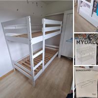 Kajüten-/Etagenbett (Ikea MYDAL) + 2 Unterschubladen (Ikea