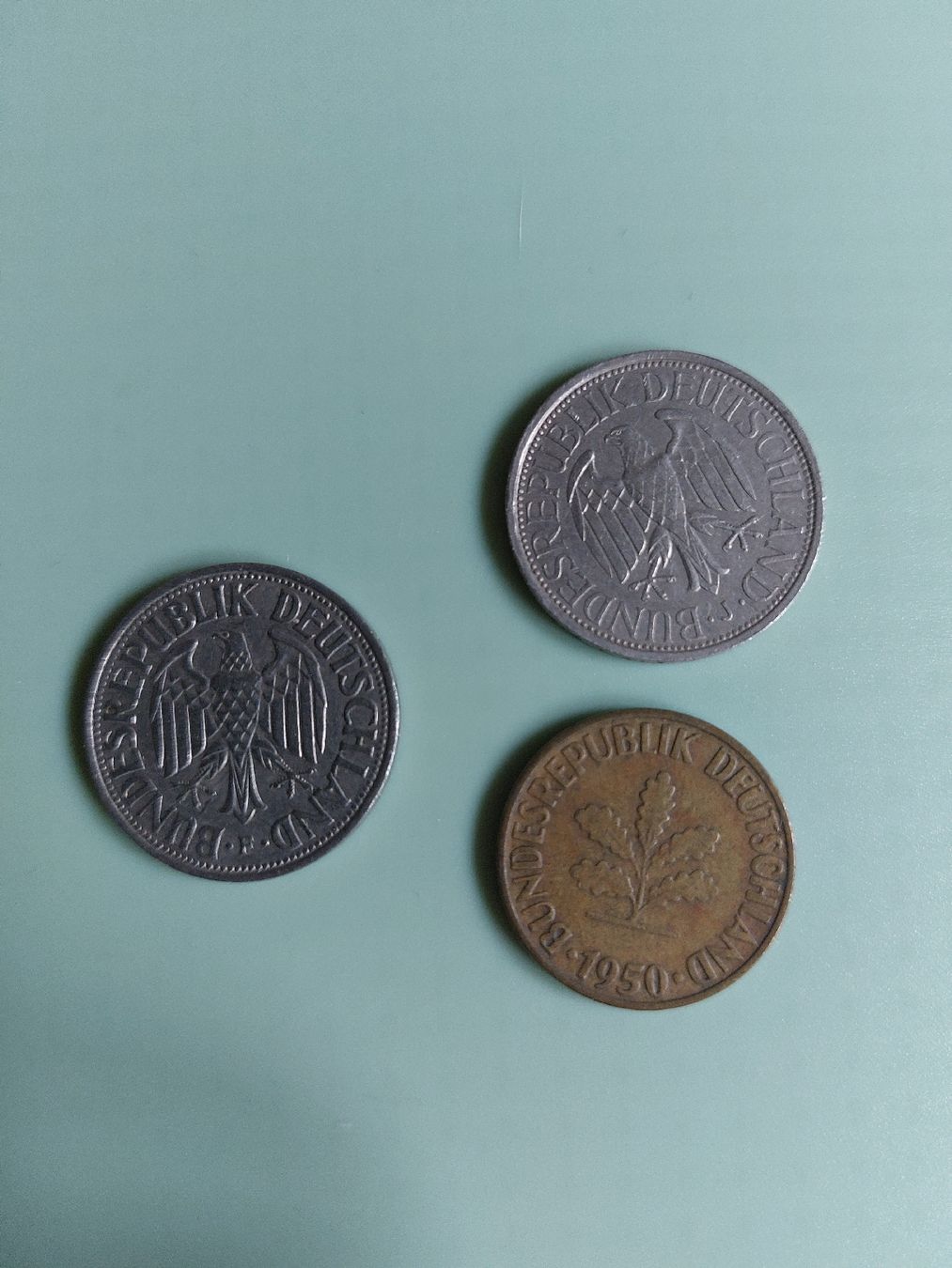 Tutti le monete: 2 Deutsche Mark und 10 Pfennig – Usato da Ebnat-Kappel venduto da sentira 2